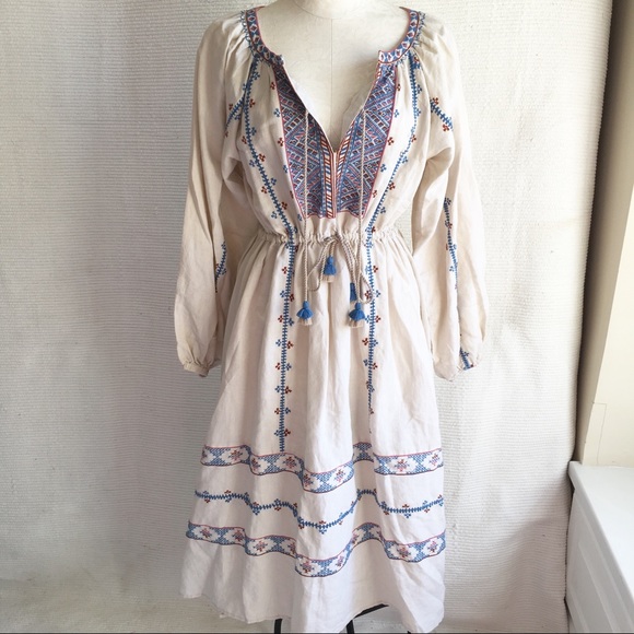 LoveShackFancy Dresses & Skirts - LoveShackFancy OS Fall Embroidered Cotton Dress